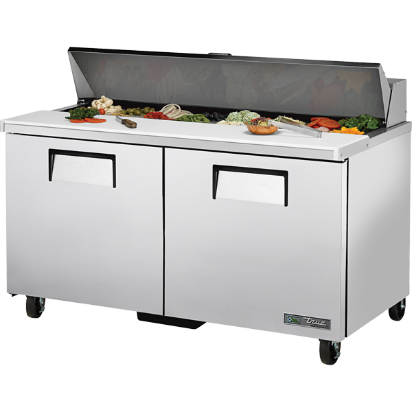 True TSSU-60-16-HC Sandwich Salad Prep Table, 60", 16-Pan