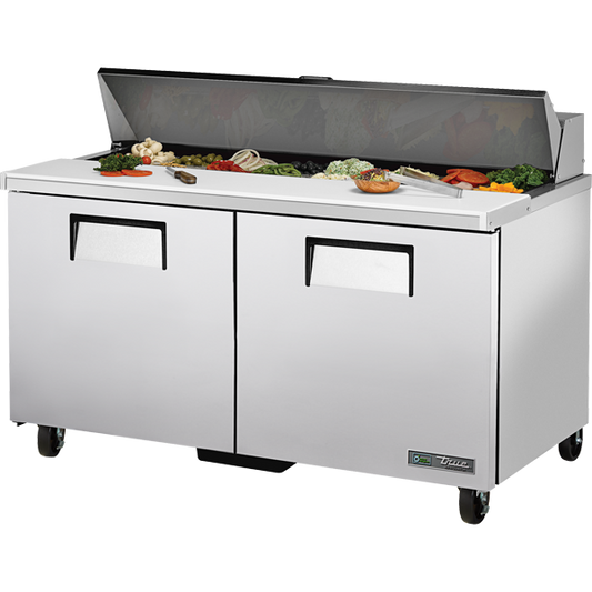 True TSSU-60-16-HC Sandwich Salad Prep Table, 60", 16-Pan