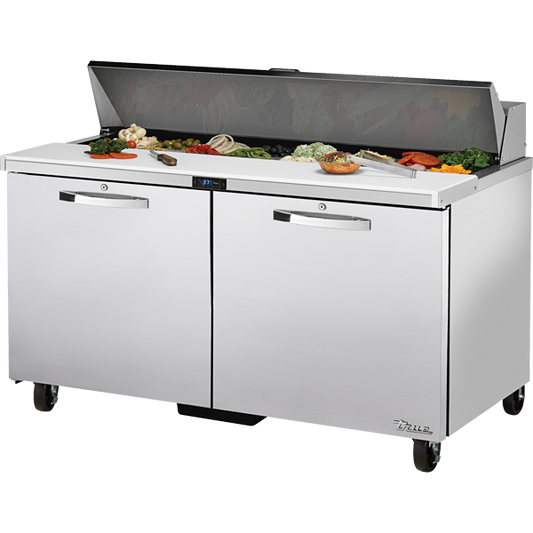 True TSSU-60-16-HC SPEC3 Sandwich Salad Prep Table, 60", 16-Pan