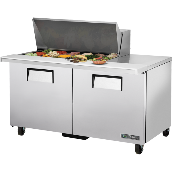 True TSSU-60-18M-B-HC Sandwich Salad Prep Table, 60", 18-Pan, Mega-Top