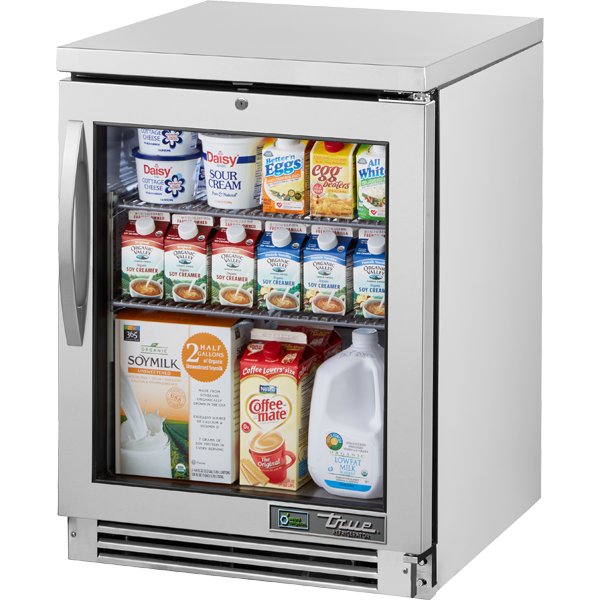True TUC-24G-HC FGD01 Undercounter Refrigerator, 24", Glass Door