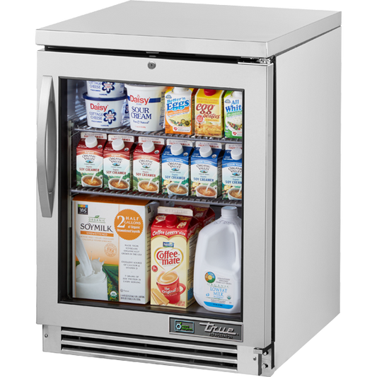True TUC-24G-HC FGD01 Undercounter Refrigerator, 24", Glass Door