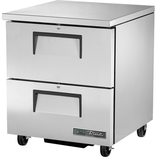 True TUC-27F-D-2-HC Undercounter Freezer, 27", 2 Drawers