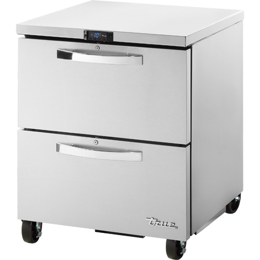 True TUC-27F-D-2-HC SPEC3 Undercounter Freezer, 27", 2 Drawers
