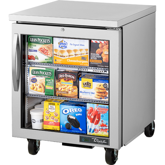 True TUC-27FG-HC FGD01 Undercounter Freezer, 27", Glass Door