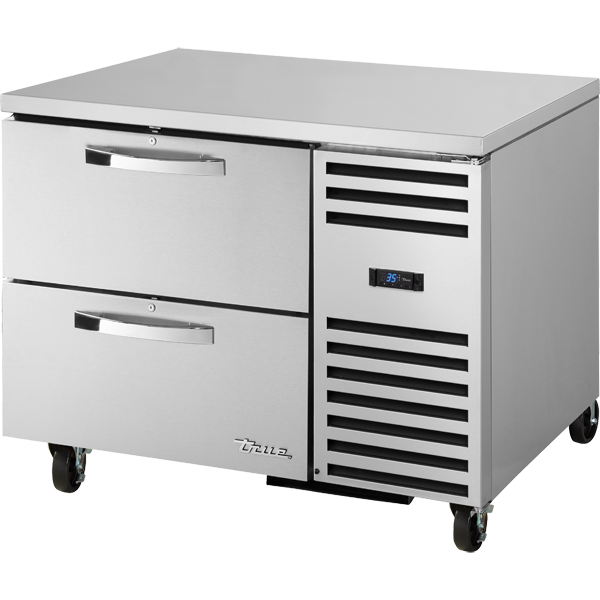True TUC-44D-2-HC SPEC3 Undercounter Refrigerator, 44", 2 Drawers