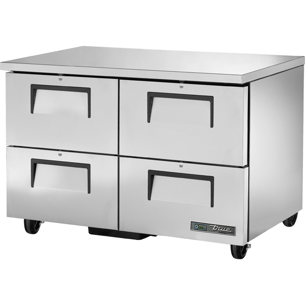 True TUC-48F-D-4-HC Undercounter Freezer, 48", 4 Drawers
