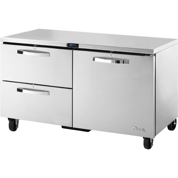 True TUC-60D-2-HC SPEC3 Undercounter Refrigerator, 60", 2 Drawers