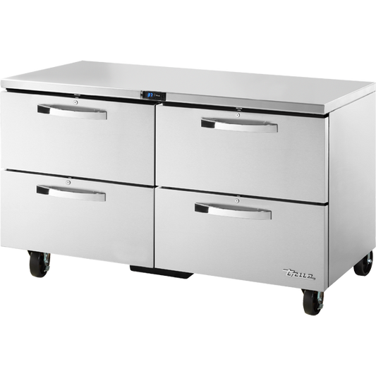 True TUC-60D-4-HC SPEC3 Undercounter Refrigerator, 60", 4 Drawers