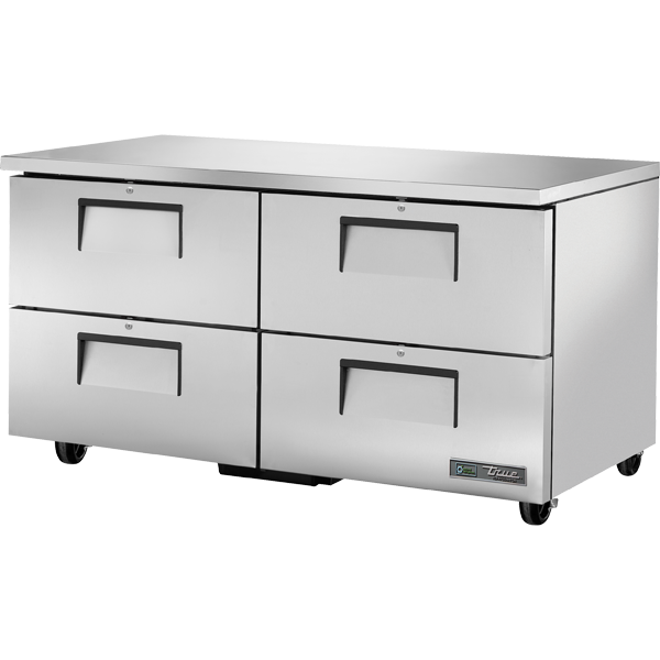 True TUC-60D-4-HC Undercounter Refrigerator, 60", 4 Drawers