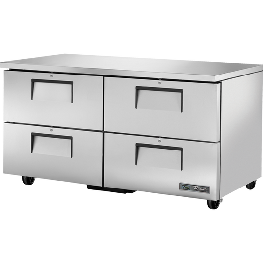True TUC-60D-4-HC Undercounter Refrigerator, 60", 4 Drawers