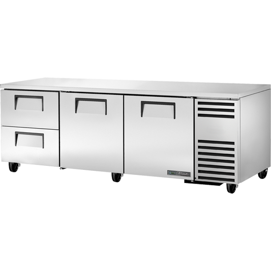 True TUC-93D-2-HC Undercounter Refrigerator, 93", 2 Drawers