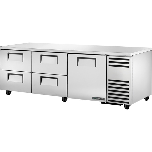 True TUC-93D-4-HC Undercounter Refrigerator, 93", 4 Drawers