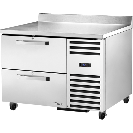 True TWT-44D-2-HC SPEC3 Worktop Refrigerator, 44", 2 Drawers, Spec Package