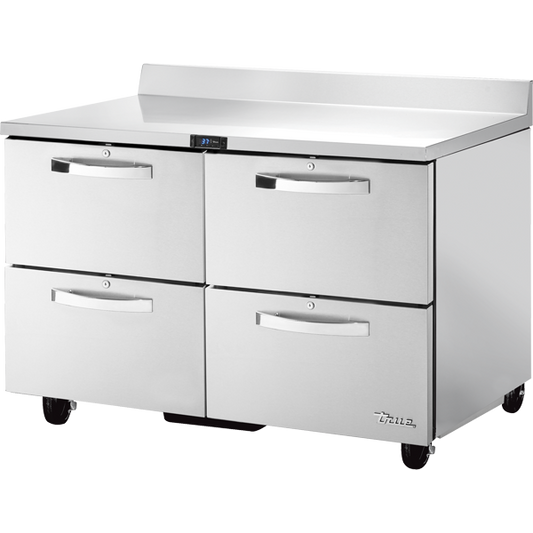 True TWT-48D-4-HC SPEC3 Worktop Refrigerator, 48", 4 Drawers, Spec Package
