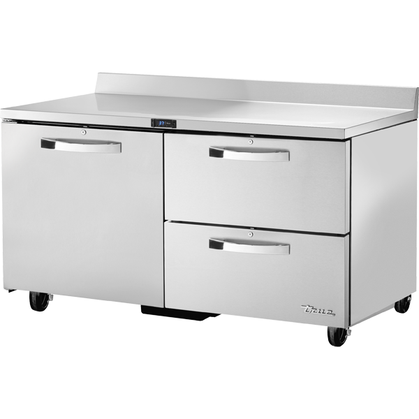 True TWT-60D-2-HC SPEC3 Worktop Refrigerator, 60", 2 Drawers, Spec Package