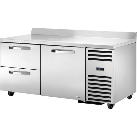 True TWT-67D-2-HC SPEC3 Worktop Refrigerator, 67", 2 Drawers, Spec Package