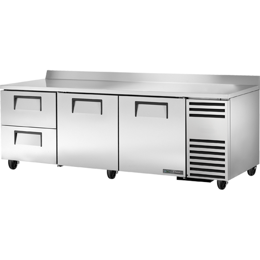 True TWT-93D-2-HC Worktop Refrigerator, 93", 2 Drawers