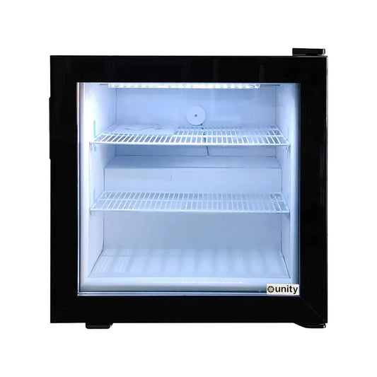 UNITY U-CF2 2 Cu.Ft. Countertop Glass Door Display Freezer -13°F to 5°F