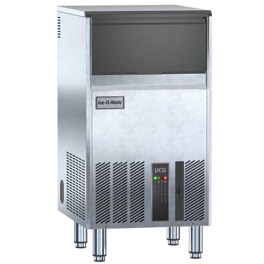 Ice-O-Matic UCG130GA 20" Undercounter Gourmet Glass Cube Ice Machine With 44 lb Bin, Air Cooled, 115 V/1 Phase