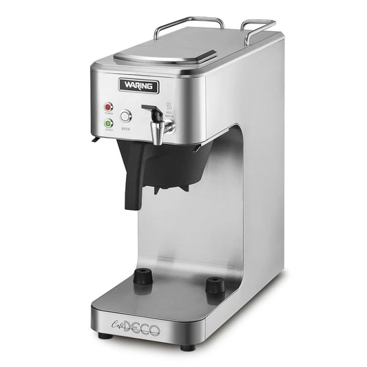 Waring WCM60PT Commercial Plumbed Automatic Thermal Coffee Brewer with Hot Water Faucet