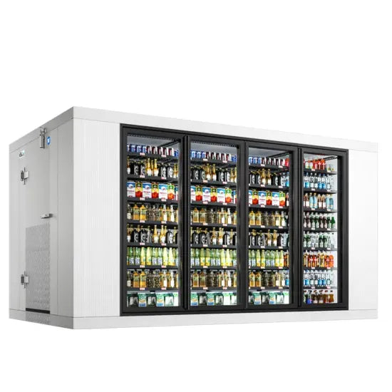 coldline WCPG-8x14-FL 8 x 14 Feet Cooler and Freezer Combo Box with Floor