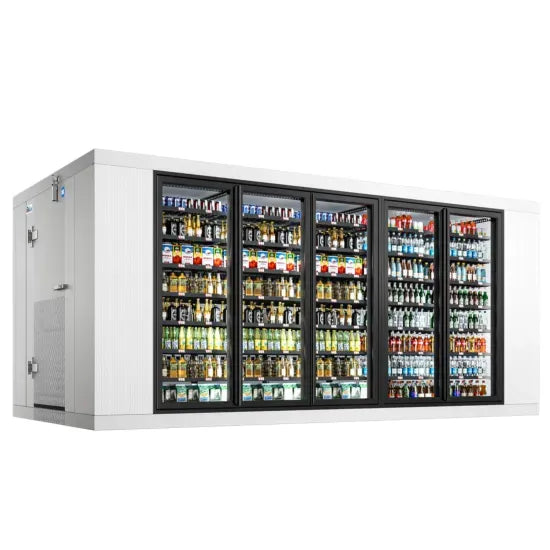 coldline WCPG-8x16-FL 8 x 16 Feet Cooler and Freezer Combo Box with Floor
