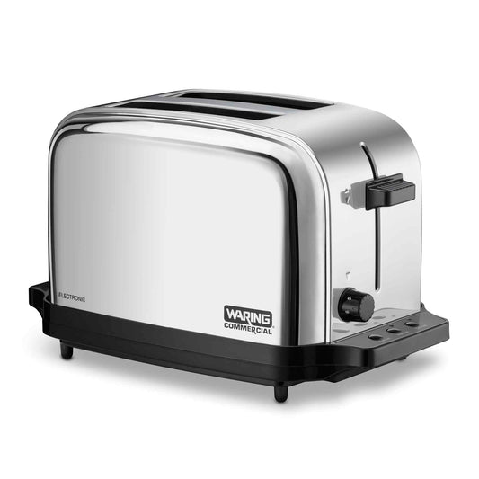 Waring WCT702 Commercial 2-Slice Electronic Toaster Head 120V Tabletop Processing Unit