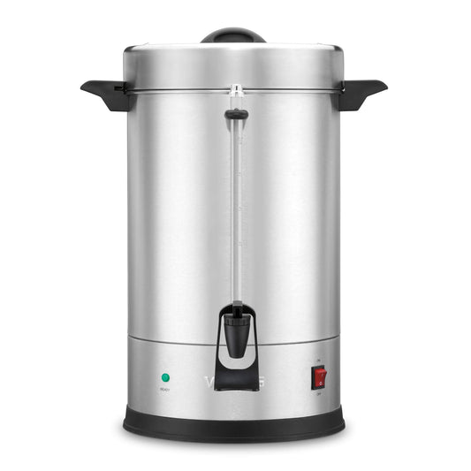 Waring WCU110X Commercial 110-Cup Stainless Steel Coffee Urn Workstation