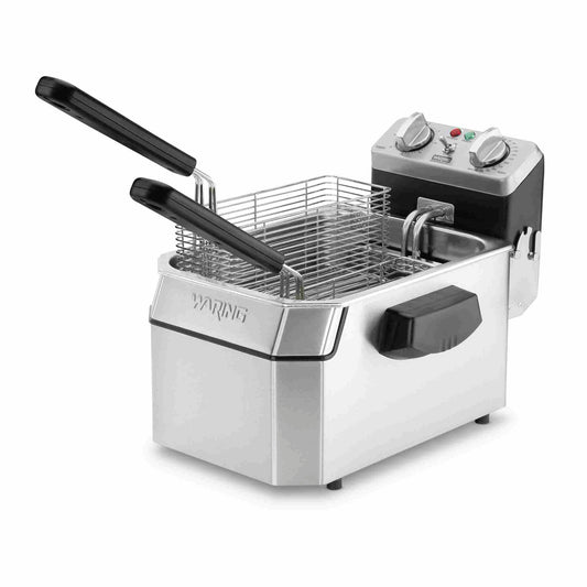 Waring WDF1000 Commercial 10-Pound Deep Fryer Head 120V Tabletop Processing Unit
