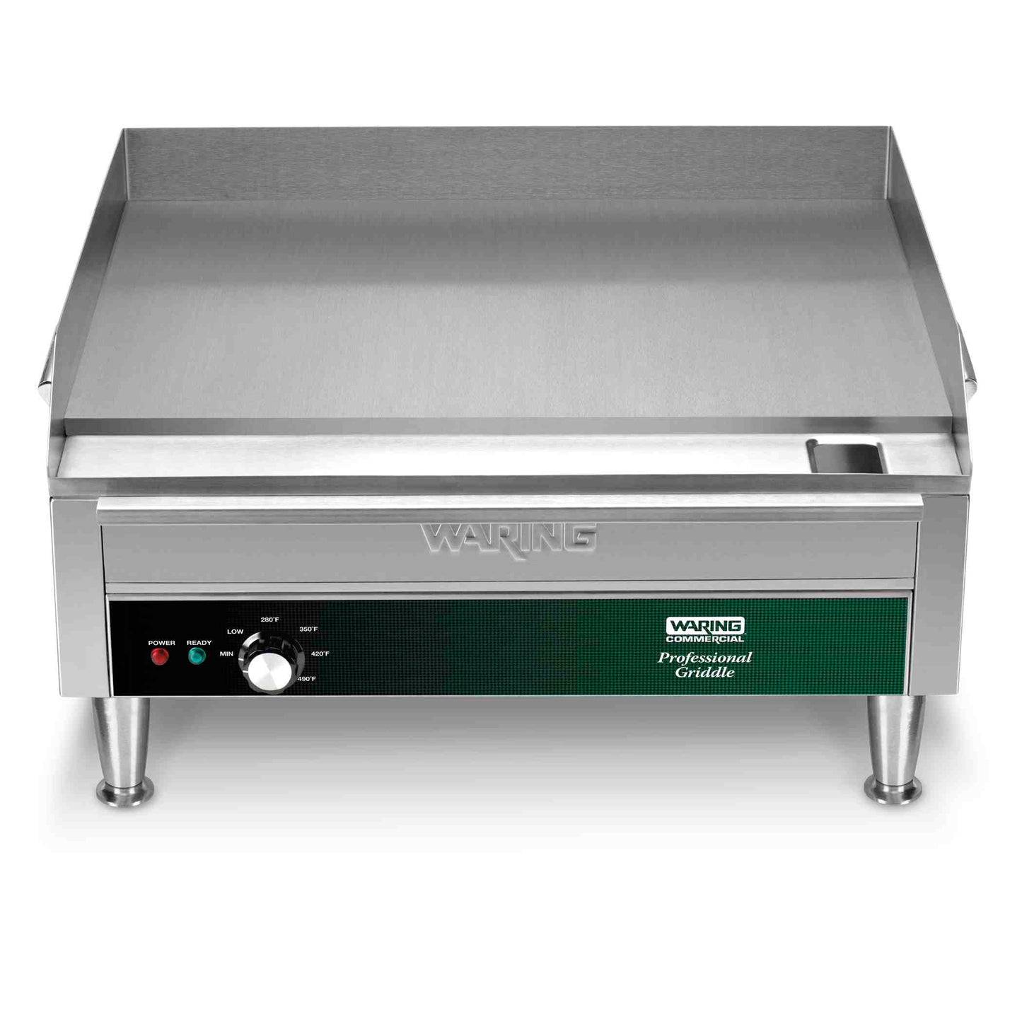 Waring WGR240X Commercial 24-Inch Electric Griddle Head 208V High-Voltage Dual-Zone Workstation