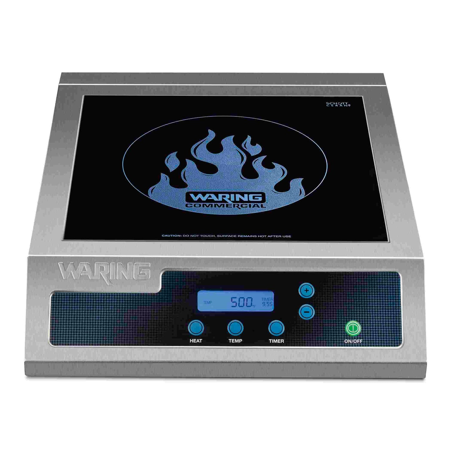 Waring WIH400 Commercial Single Induction Range Head 208V/240V High-Voltage Workstation
