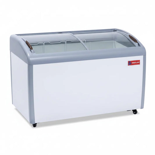 WESTLAKE WK-SD260JY 9.3 Cu.Ft. 2-in-1 Convertible Ice Cream Display Freezer and Refrigerator -15°F to 41°F