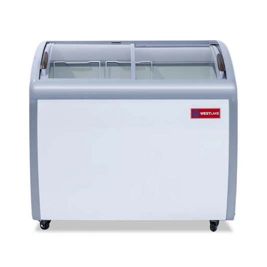 Westlake WK-SD260JY 9.2 Cu. Ft. Commercial Flat Glass Top Display Freezer