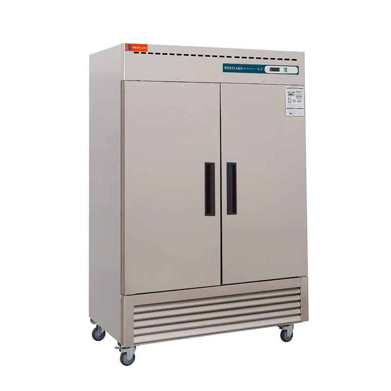 WESTLAKE WKR-49B 49 Cu.Ft. 2-Solid-Door Reach-In Refrigerator 33°F to 40°F