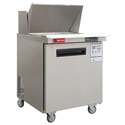 West Lake WKSR-27BM Salad Prep Table Refrigerator 1 Door 33-40°F