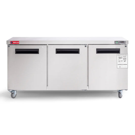 West Lake WKTF-72B Undercounter Freezer 3 Door -8-0°F