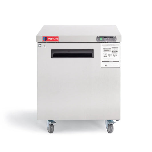 West Lake WKTR-27B Undercounter Refrigerator 1 Door 33-40°F