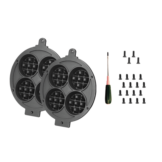 Waring WMB400XRP Commercial Waffle Maker Mini Belgian Waffle Grid Plate Assembly Head Component