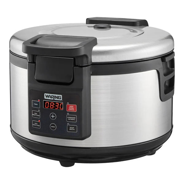 Waring WRC60 Commercial 60-Cup Rice Cooker Steamer Head 208V High-Voltage Workstation