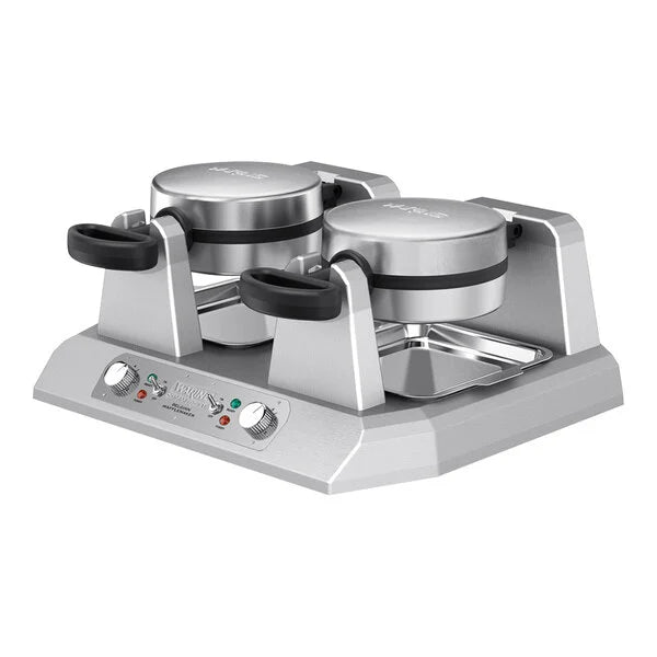 Waring WW250BX2 Commercial Side-by-Side Single Belgian Waffle Maker Head 208V High-Voltage Workstation